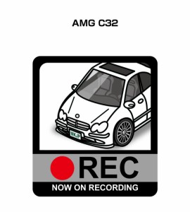 MKJP ドラレコステッカー 2枚入り 外車 AMG C32 送料無料