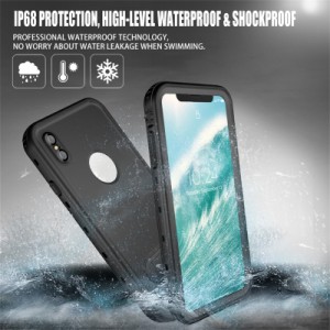 iPhone xs maxスマホ 防水ケース iPhone xs max 防水ケース アイフォンxs max携帯防水カバー 完全防水 IP68規格 耐衝撃ケース 薄型軽量 3