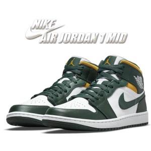 ナイキ エアジョーダン 1 ミッド NIKE AIR JORDAN 1 MID 554724-371 AJ1 SEATTLE SUPERSONICS シアトル スーパーソニックス