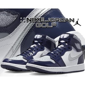 ナイキ エアジョーダン 1 ハイ ゴルフ NIKE AIR JORDAN 1 HIGH GOLF white/metallic silver dq0660-100 AJ1 