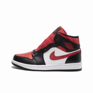 ナイキ エアジョーダン1 NIKE AIR JORDAN 1 MID ミッド ホワイト ジムレッド ブラック ミッド WHITE GYM RED BLACK 554724-079 メンズ ス