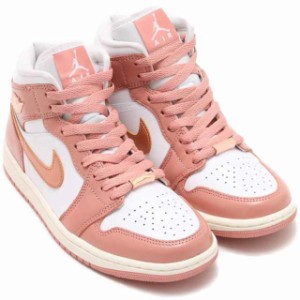 ナイキ エア ジョーダン 1 ミッド SE NIKE W AIR JORDAN 1 MID SE レブスターダスト/ホワイト/セイル/メタリックコッパー FB9892-670