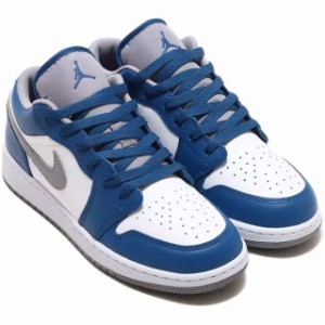 ナイキ エア ジョーダン 1 ロー GS NIKE J AIR JORDAN 1 LOW GS トゥルーブルー/セメントグレー 553560-412