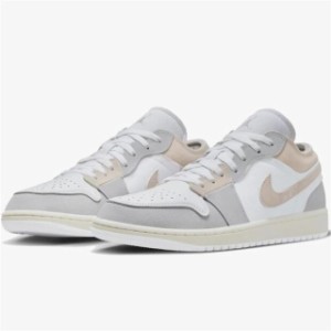 [ナイキ] エア ジョーダン 1 ロー SE クラフト [AIR JORDAN 1 LOW SE CRFT] テックグレー/ホワイト/セイル/ライトブラウン DN1635-002