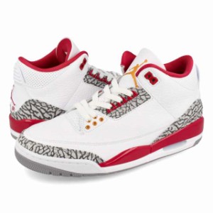 NIKE AIR JORDAN 3 RETRO 【CARDINAL】 ナイキ エア ジョーダン 3 レトロ WHITE/BRONZE/CARDINAL RED/CEMENT GREY CT8532-126