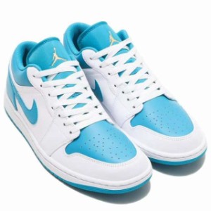 [ナイキ] エア ジョーダン 1 ロー AIR JORDAN 1 LOW ホワイト/アクアトーン/セレスティアルゴールド 553558-174