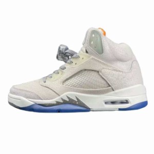 [ナイキ] エア ジョーダン 5 レトロ SE クラフト [AIR JORDAN 5 RETRO SE CRFT] ライトオールウッドブラウン/セイル/オレンジ FD9222-180