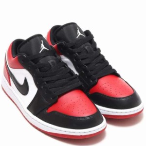 [ナイキ] エア ジョーダン 1 LOW [AIR JORDAN 1 LOW] ホワイト/ブラック/ユニバーシティ レッド 553558-612