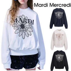 Mardi Mercredi マルディメクルディ FLOWERMARDI トップス スウェット ALUMNI NEEDLEWORK 新品 プレゼント 送料無料