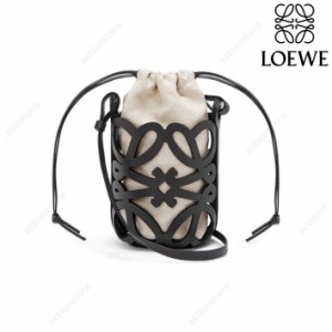 「一点限定」展示品 LOEWE ロエベ loewe アナグラム カットアウト ポケット ショルダーバッグ 新品 ブランド レディース バッグ