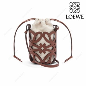 「一点限定」展示品 LOEWE ロエベ loewe アナグラム カットアウト ポケット ショルダーバッグ 新品 ブランド レディース バッグ