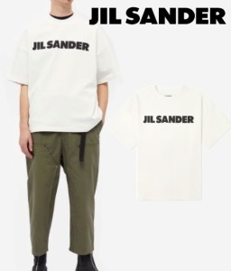 JIL SANDER ジルサンダー Tシャツ ロゴ 半袖 オーバーサイズ カットソー クルーネック シャツ ブランド レディース メンズ