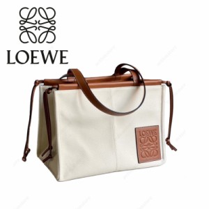 展示品 LOEWE ロエベ トートバッグ クッショントート キャンバス カーフ LOEWE CUSHION TOTE BAG バッグ レディース 送料無料