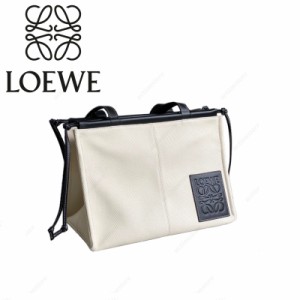 「一点限定」LOEWE ロエベ トートバッグ クッショントート キャンバス カーフ LOEWE CUSHION TOTE BAG バッグ レディース 送料無料