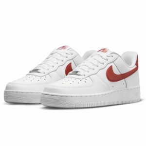 ナイキ エア フォース 1 07 NIKE W AIR FORCE 1 07 ホワイト/レッド DD8959-115  CZ0326-100