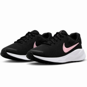 ナイキ レボリューション 7 NIKE W Revolution 7 ブラック/ホワイト/ミディアムソフトピンク FB2208-004