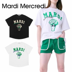 MARDI MERCREDI Tシャツ クルーネック Tシャツ 夏 半袖 メンズ レディース カジュアル ティーシャツ ストリート 正規品