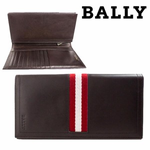 バリー BALLY 二つ折り カーフ 長財布 TALIRO271 CHOCOLATE  海外輸入品