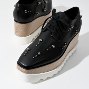 STELLA MCCARTNEY ステラ マッカトニー スニーカー 靴 スニーク エリス プラットフォーム 810255 KP027 レディース 黒 ブラック BLACK 厚