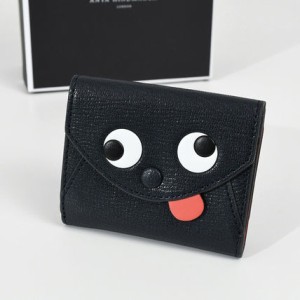 ANYA HINDMARCH アニヤハインドマーチ 財布 ザニー ミニ 三つ折り ウォレット 142816 レディース MARINE ネイビー スリム コンパクト ミ