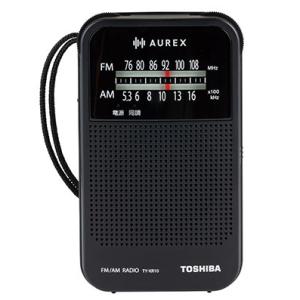 TOSHIBA TV音声/FM/AMラジオ ブラック TY-TPR1　ブラック TY-TPR1：TV音声/AM/FMラジオ：東芝エルイートレーディング株式会社