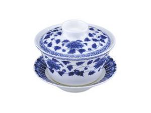 宋時代 影青釉 刻双魚草紋碗 青白磁器 歴史唐物
