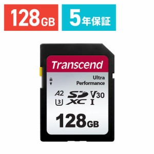 SDカード 128GB UHS-I U3 V30 A2 Transcend[TS128GSDC340S]