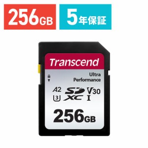SDカード 256GB UHS-I U3 V30 A2 Transcend[TS256GSDC340S]