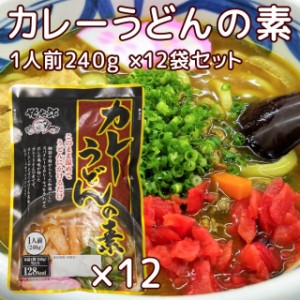 カレーうどんの素 姫太郎 和風だし１人前２４０ｇ１２袋セット 山口県岩国市丸兼食品 送料無料 キャンプ材料 ラーメン そば 簡単調理 拉