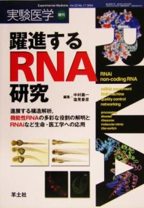 【中古】 躍進するＲＮＡ研究 進展する構造解析、機能性ＲＮＡの多彩な役割の解明とＲＮＡｉなど生命・医工学への応用／中村義一(編者),