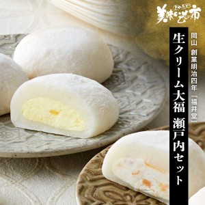 創業明治四年 福井堂 生クリーム大福 瀬戸内セット/とれたて！美味いもの市