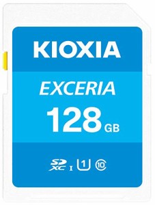 KIOXIA(キオクシア) 旧東芝メモリ SDカード 128GB SDXC UHS-I Class10 読出速度100MB/s 日本製 国内正規品  KLNEA128G