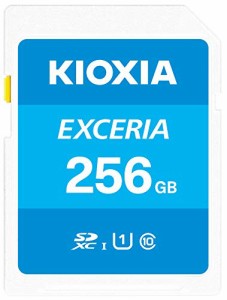 KIOXIA(キオクシア) 旧東芝メモリ SDカード 256GB SDXC UHS-I Class10 読出速度100MB/s 日本製 国内正規品  KLNEA256G