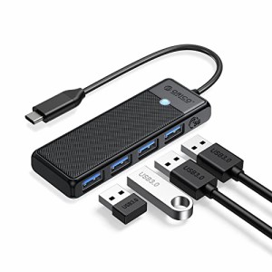 ORICO USB3.0 ハブ Type-C 4ポート バスパワー コンパクト 軽量 5Gbps高速転送 usb hub 拡張 ノートPC対応 Windows/Mac OS/Android/Linux