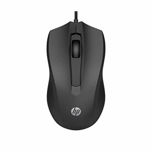 ヒューレット・パッカード(HP) HP 100G 有線 マウス 光学式 1600dpi USB 黒 ブラック【国内正規品】