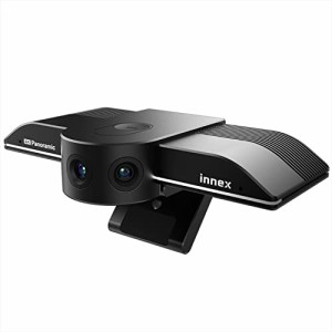 Innex C830 AI搭載 4K解像度 自動顔追尾オートフレーミング 5倍デジタルズーム180°超広角パノラマWEBカメラ ノイズキャンセリング デュ