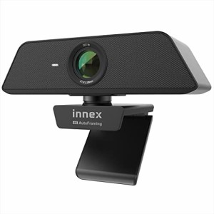 Innex C470 AI搭載 4K解像度 120°超広角 自動顔追尾オートフレーミング 3倍デジタルズーム ノイズキャンセリングデュアルマイク内蔵WEB