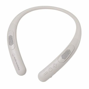 オーディオテクニカ AT-NSP300BT ワイヤレスネックスピーカー Bluetooth5.0/本体約75ｇ軽量設計/連続再生約13時間/microSDメモリーカード