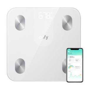 Anker Eufy (ユーフィ) Smart Scale A1（体重体組成計）【アプリ対応/Fitbit連携/体脂肪率/BMI/基礎代謝量/水分量/体脂肪量/骨量/内臓脂