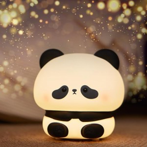 YzzYzz ナイトライト パンダ 室内 授乳ライト シリコンライト かわいいパンダ型ライト LED ベッドサイドライト 子供 間接照明 常夜灯 30