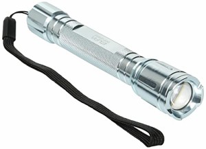 エルパ (ELPA) フォーカスLEDアルミライト LEDライト 懐中電灯 直径27×全長149(mm) 約68g(電池除く、ストラップ含む) 防水 DOP-EP209
