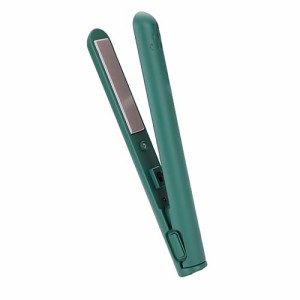 KEKETOPET ヘアアイロン ストレート 前髪向け USBヘアーアイロン 小型 ミニサイズ 非充電式 海外対応 軽量 初心者 旅行仕様 MF004-Green