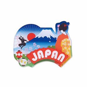 のレン マグネット 磁石 (ジャパノラマ - 日本) Japanese Souvenir Traditional 日本土産 冷蔵庫 ご当地 ステッカー