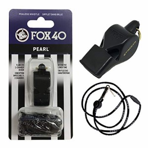 FOX40 フォックス40 Classic/Pearl ホイッスル プロ審判用【115db/90dB】ランヤード付属 コルク玉不使用ピーレスタイプ