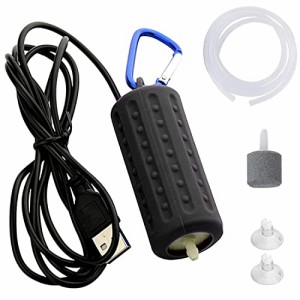 エアーポンプ エアポンプ エアーレーション マイクロ ポンプ 小型 電動 ポータブル USB給電 静音 軽量 0.2W 効率的 省エネ 酸素供給 バブ