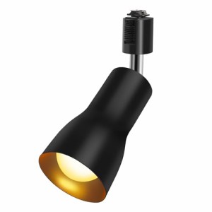 Pispoer ダクトレール用スポットライト-ダクトレール用照明器具 ライティングレール 照明- E26口金LED電球付き-13W(LEDレフランプ100W形
