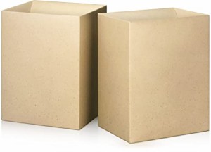 Fluto サニタリーボックス 使い捨て ゴミ箱 汚物入れ エチケットボックス 紙製 陶器 ナチュラル 10枚入