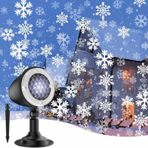 Syslux LED 雪投影 投影ランプ プロジェクター クリスマスライト バレンタインデー ロマンチック スポットライトLED投光器 置物ライト パ