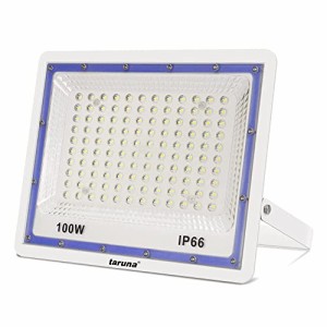 投光器 LED投光器 led作業灯 100w 1000w相当 昼光色 6500K 8000LM IP66 3mコード アース付きプラグ 均一発光 高輝度 角度調整可能 看板灯