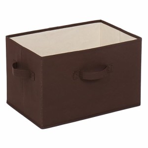 アストロ 収納ボックス 不織布製 1個 カラーボックスにぴったり ブラウン×ベージュ 容量20L 衣類収納 おもちゃ収納 リビング収納 小物入